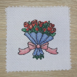 Rose Bouquet Cross Stitch