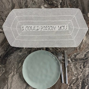 Lacework handmade Table Runner for Special Dinners table Cover Table Dressing Ironic Chic for Special Dinners Humor for Special Day Dinners