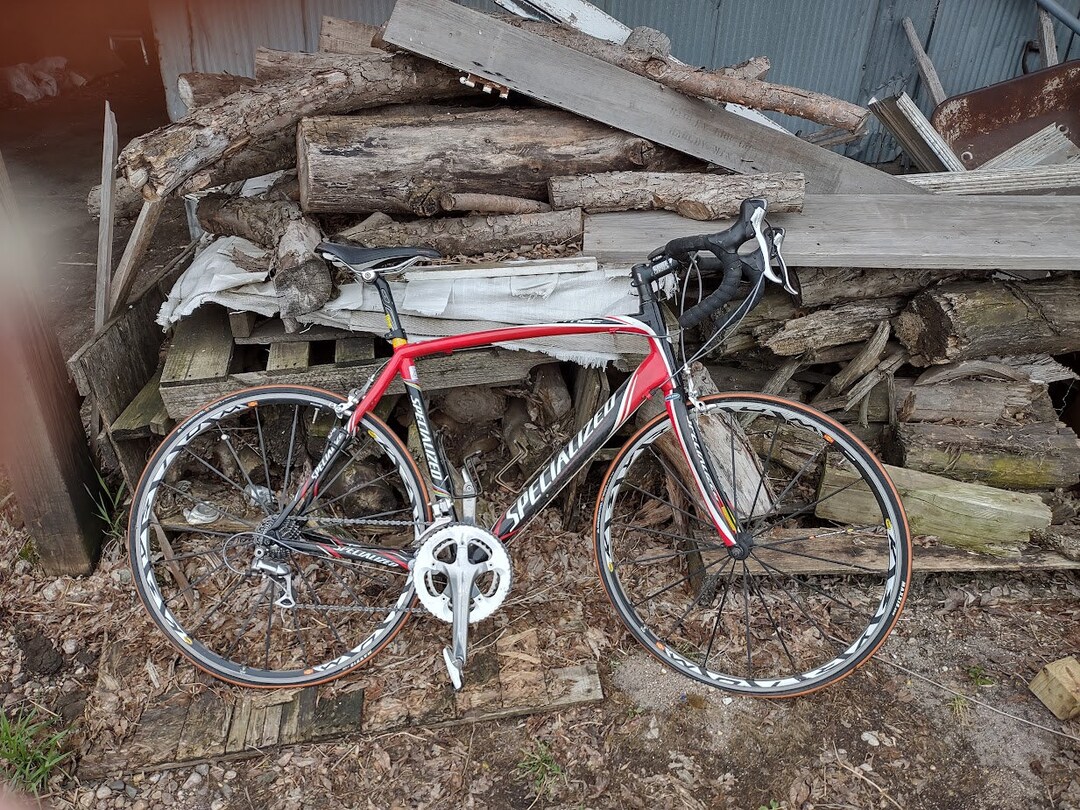 Specialized Carbon Frame Shimano Titanium Dura Ace Road Bicycle 58 CM