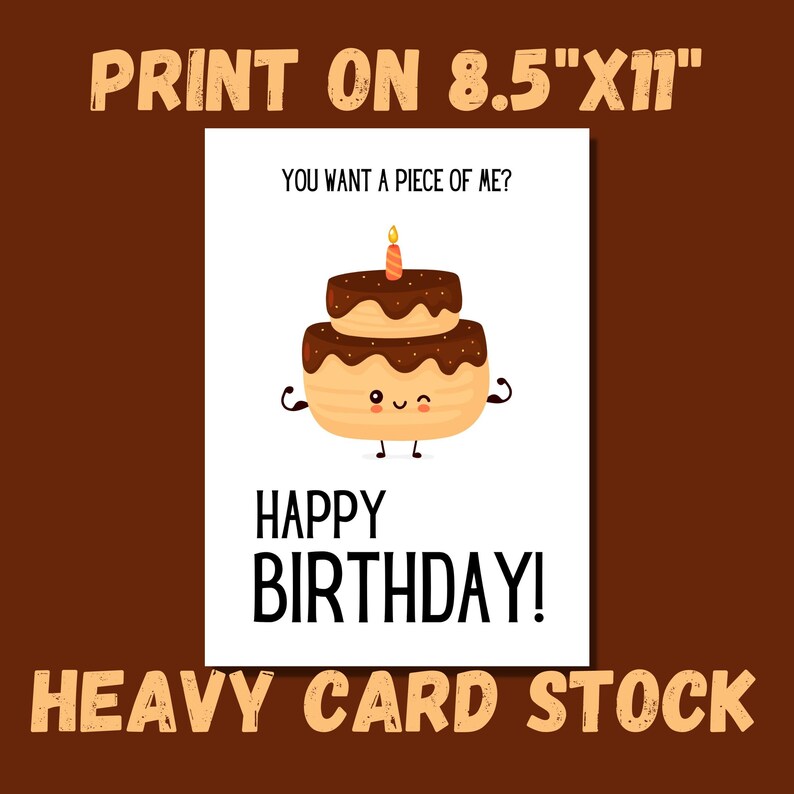 PRINTABLE Birthday Card Funny Birthday - Il 794xN.4673112206 9hx7 