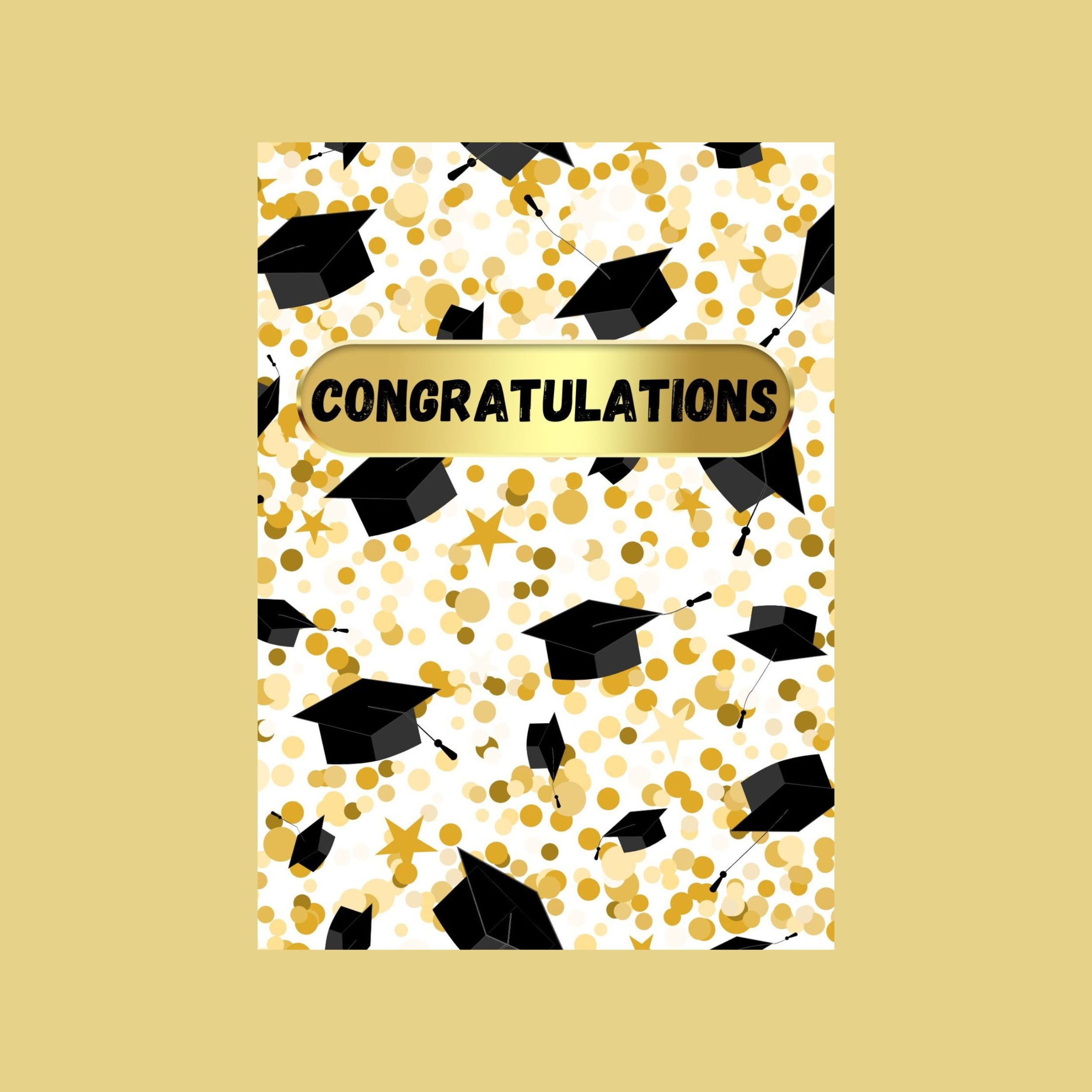 Printable Graduation Card, Congratulations Graduate, Congrats Grad ...