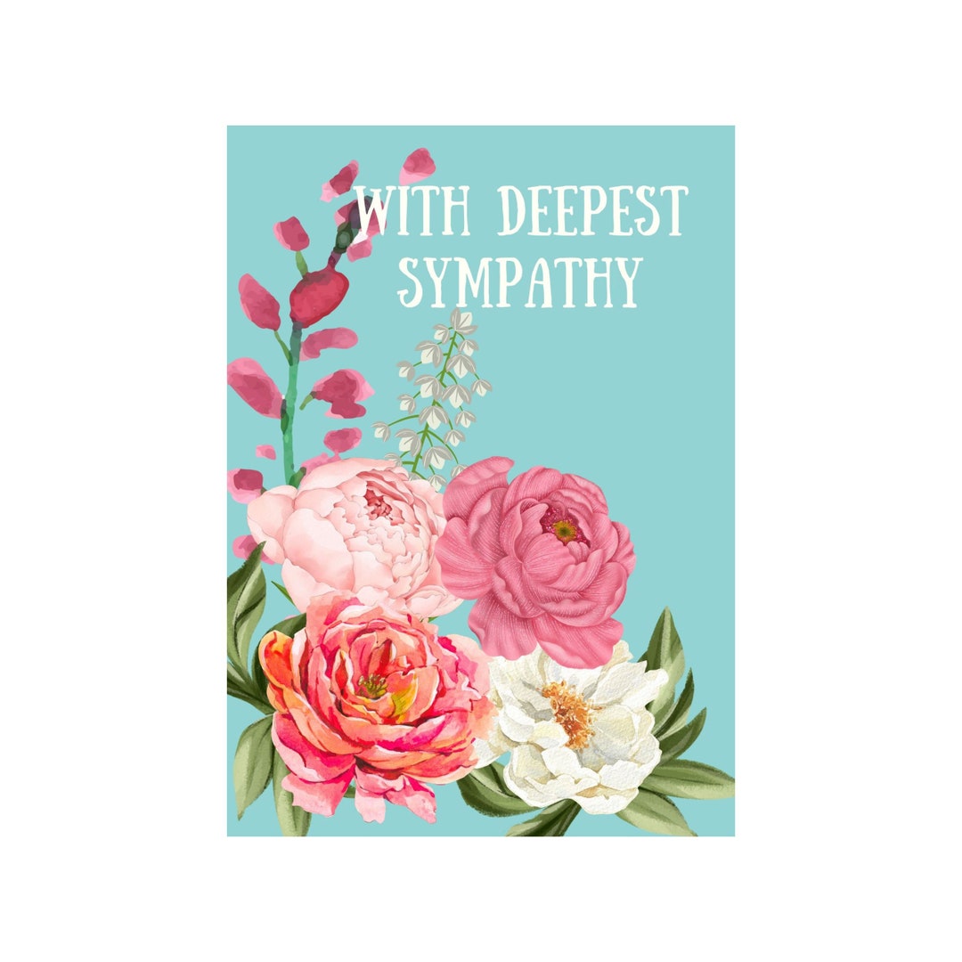 Sympathy Card Bereavement Sorry for Your Loss Card Miscarriage Card