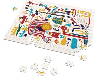 Farsi Alphabet Jigsaw Puzzle