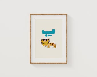 Farsi Alphabet Poster, P mesle Palang