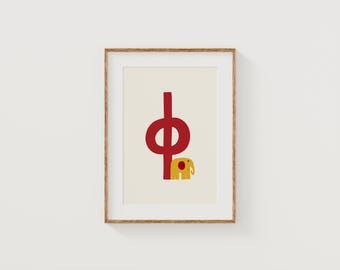 Armenian Alphabet Poster, P – Pigh