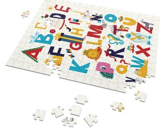 English Alphabet Jigsaw Puzzle