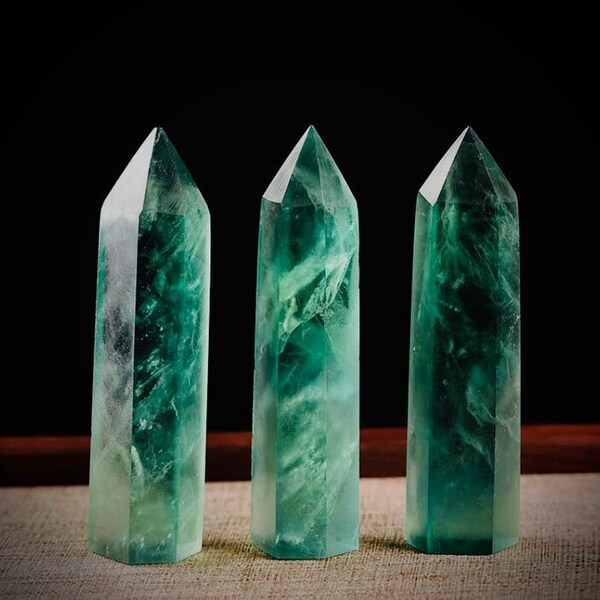 Mint Green Crystal Etsy