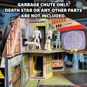 Passend für 1978 PALITOY Death Star - Müllpresse Garbage Schütte - Ersatzteil
