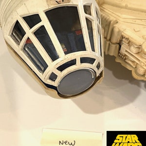1979 Vintage Kenner Star Wars MILLENNIUM FALCON COCKPIT Window/Windshield reproduction/replacement - polycarbonate plastic