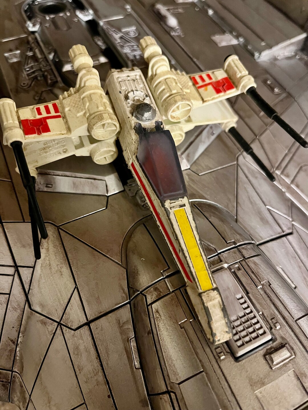 Fits 1978 Vintage Star Wars Diecast Xwing Canopy Replacement