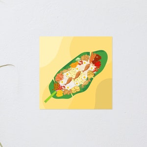 Filipino Kamayan Poster | Kamayan Poster | Kamayan Art Poster |  Filipino Culture Art | Filipino Art PRINT | Art Print | Filipino Art Gift