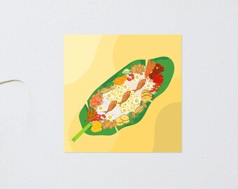 Filipino Kamayan Poster | Kamayan Poster | Kamayan Art Poster |  Filipino Culture Art | Filipino Art PRINT | Art Print | Filipino Art Gift