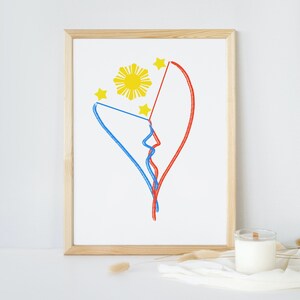 Kunst in het hart van de Filipijnen | Filipijnse cadeaus | Hart | Filipijnse kunst | Filipijns decor | Filipijnse muurkunst | Handgemaakt cadeau | Minimalistisch cadeau