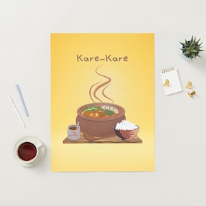 Kare Kare Food Art | Digital Download | Filipino Food Art | Filipino Foodie Gift | Filipino Art | Filipino Food Culture | Pinoy Food Art