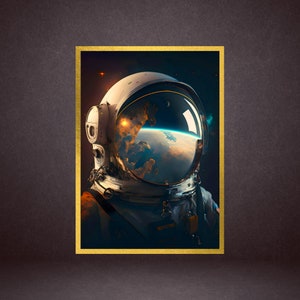 Astronaut Portrait | Ai art | Digital download