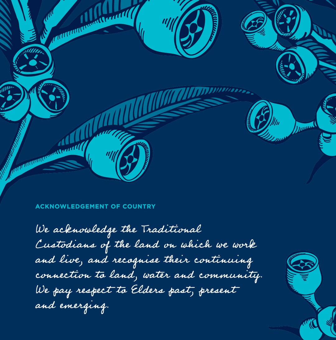 Greeting Card Acknowledgement of Country Blue Mountains Print - Etsy