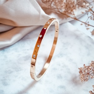 Armreifen, Gold Armreifen, Zirkonia Armreif, Glitzer Armreifen, Armschmuck gold, Glitzer Armband gold, Armspange zirkonia, Cartier Dupe