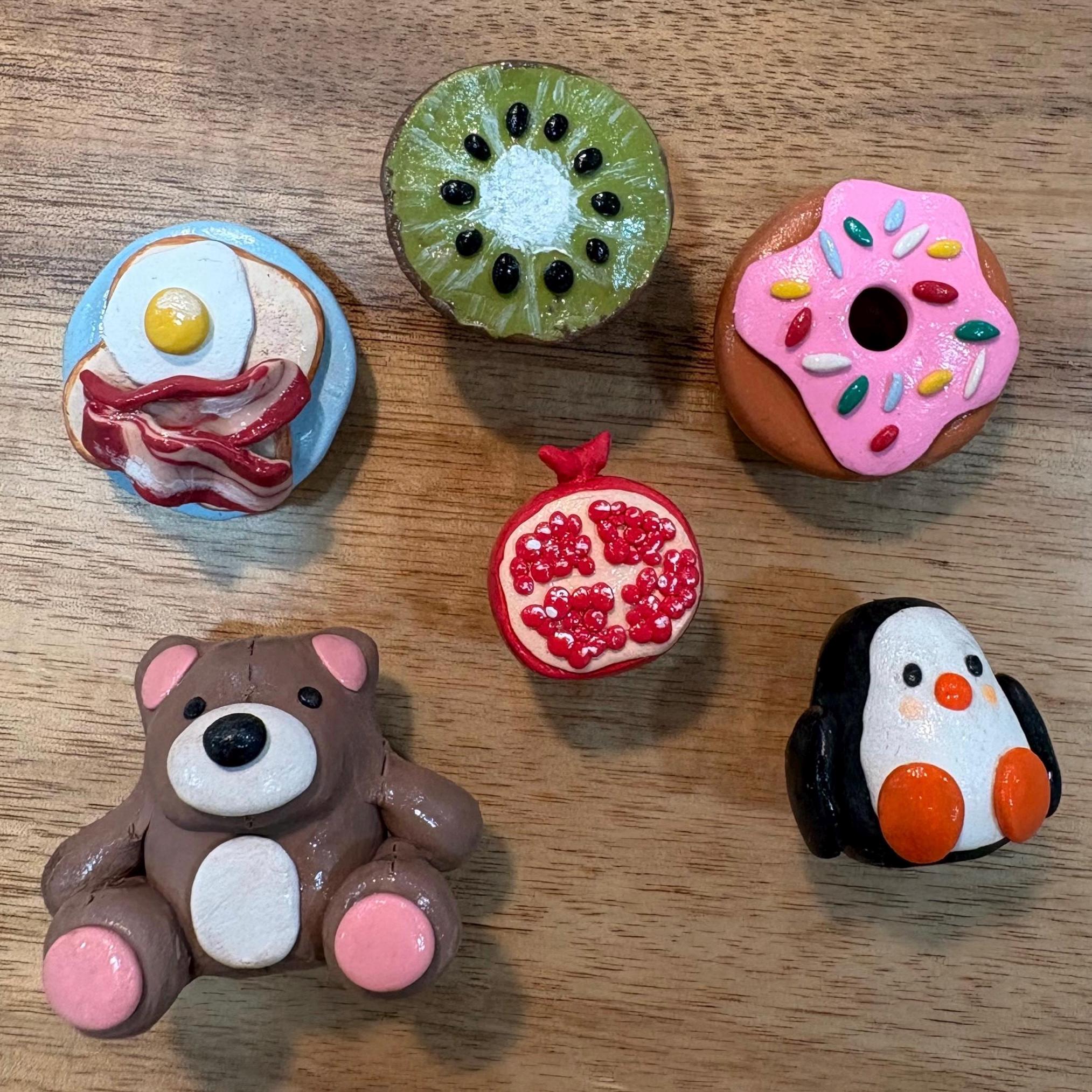 Handmade Cute Clay Fridge Magnets - Etsy