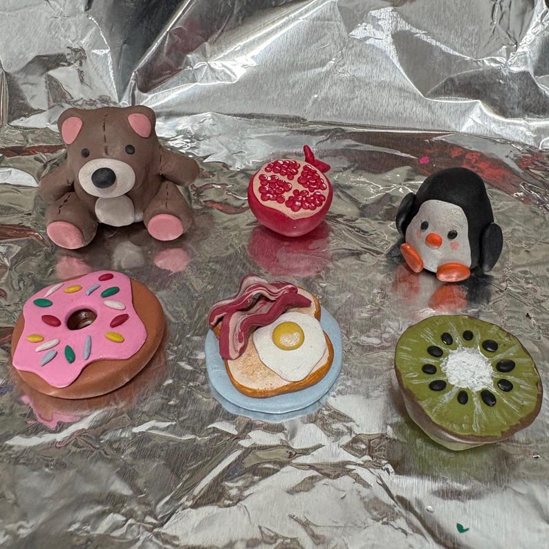 Handmade Cute Clay Fridge Magnets - Etsy
