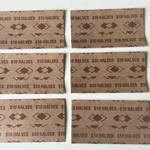 Vintage US Coin Wrappers for Halves, Quarters, Dimes, Nickels and Pennies