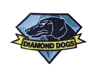 Insigne brodé chiens diamant broderie artisanat applique fer à coudre sur des sacs à vêtements