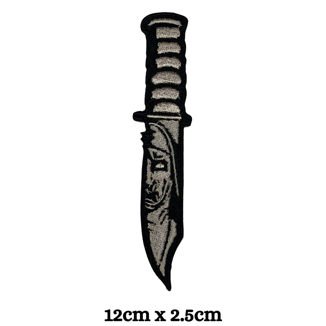 Scream Ghost Face Knife Iron on Embroidery Patch Sew on Etsy