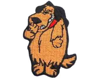 Muttley Dog – badges de personnages de dessins animés, animaux mignons, à repasser, à coudre, sur vêtements, veste, jean