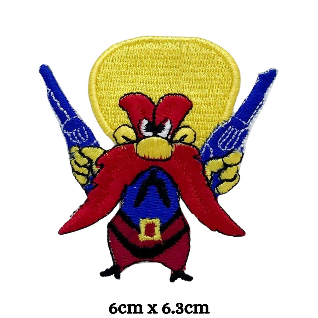 Yosemite Sam Enamel Pin Badge Cartoon Character Cowboy Sherriff Police – Bear In Beads - Foto 4