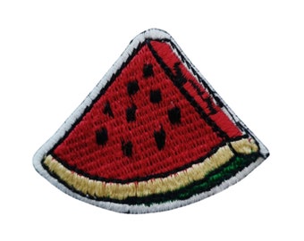 Pastèque rouge fruit été fer sur coudre sur badges applique patch brodé