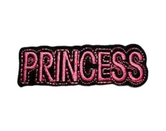 Cute Princess Badges Iron On Sew On Embroidery Patch Clothing Jacket Jeans
