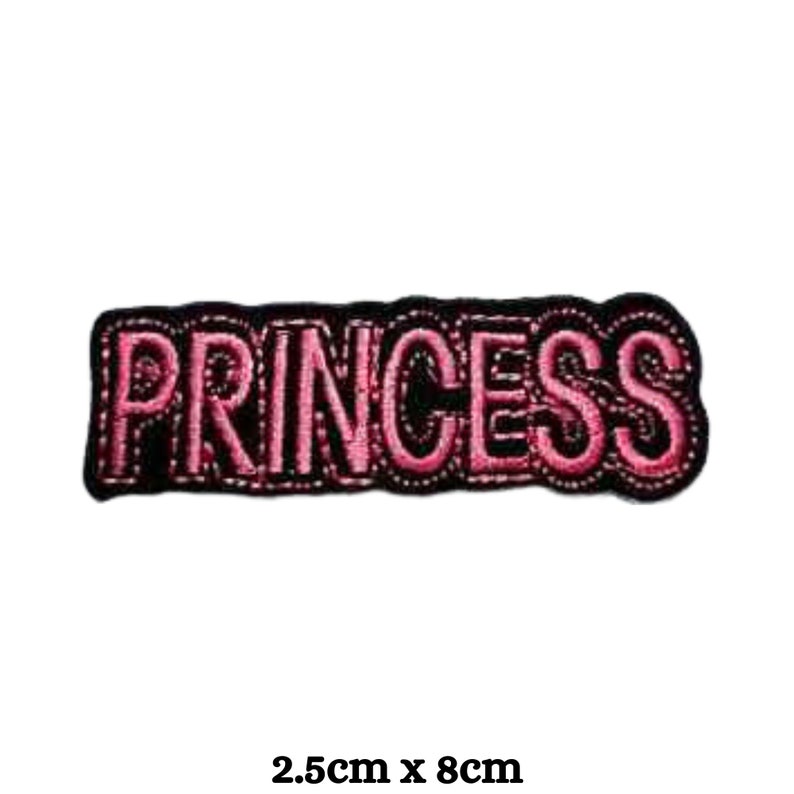 Cute Princess Badges Iron On Sew On Broderie Patch Vêtements Veste Jeans image 1