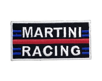 Martini Racing – Patch brodé à repasser, Badge à coudre, vêtements de course de motard, veste, sac en jean