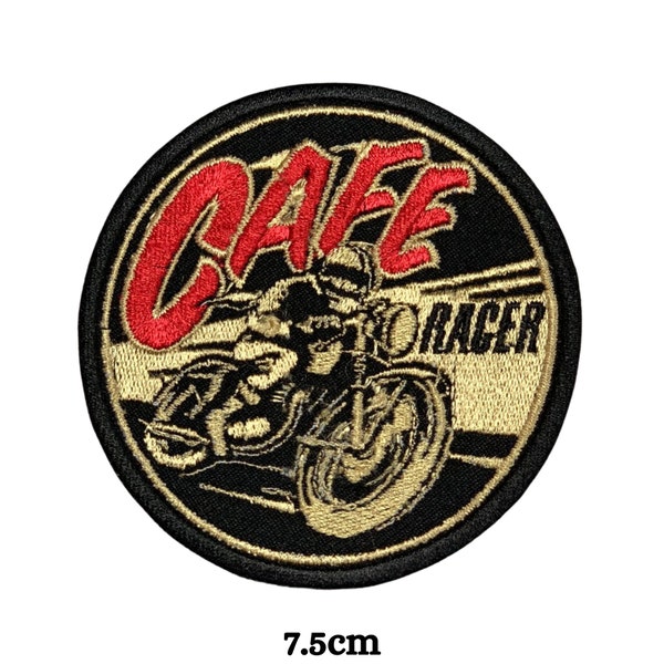 Patch de broderie pour vélo vintage Cafe Racer