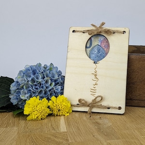 Glückwunschkarte | Holzkarte | Geldgeschenk | Geburtstagskarte | Geschenkidee | Geburtstag | Ballon