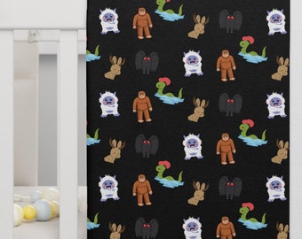 Cryptids zachte fleece babydeken