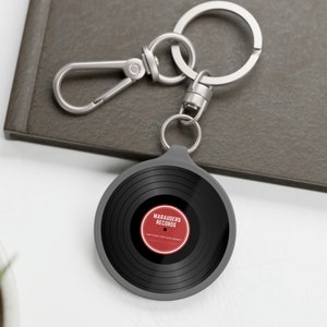 Marauders Record Keychain, Wizard Keyring Tag