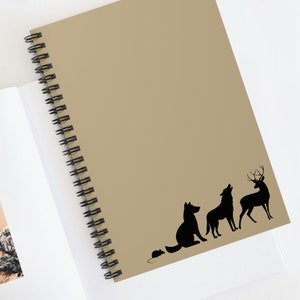 Mischief Spiral Notebook - Lined, Prankster Animals Journal