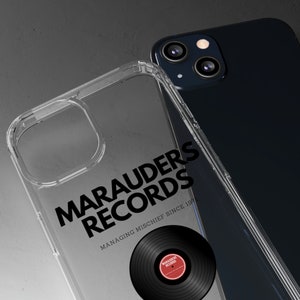 Marauders Records Clear iPhone Cases, Marauders Phone Case