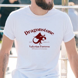 Dragonstone Short Sleeve Tee, GOT HOD inspired T-Shirt, Minimalist TV T-Shirt