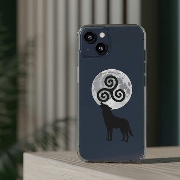 Hale Triskelion Clear Phone Case, Werewolf TV Phone Case