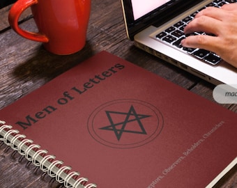 Men of Letters Spiral Notebook - Ruled Line, Supernatural Journal, The Winchesters Notebook