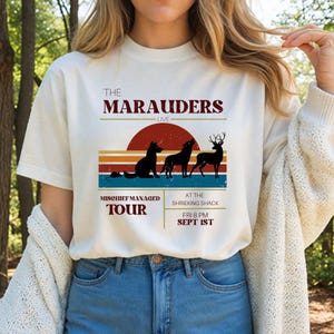 Mischief Managed Tour T-Shirt, Retro Mischief Wizards Concert Shirt