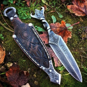 Custom Railroad Knife, railroad s.p.i.k.e art, hand forged knife, personalized knife, hunting knife, blacksmith knife, engraved knife,