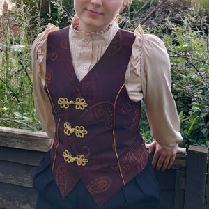 Handmade - Avatar the last airbender - fire nation inspired waistcoat (cosplay) (CUSTOM COSTUMES - read description)