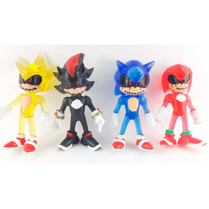 Sonic.Exe baby 4 figure set 3 hard plastic mexican figures Creepypasta  SegA