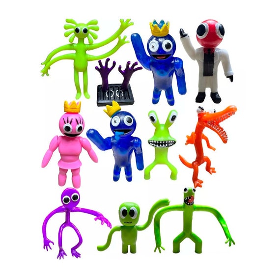 Roblox Rainbow Friends Mini Figure 4 Pack Red Orange Blue Green