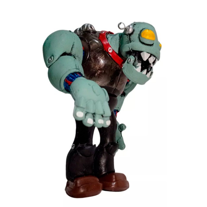 Zombie Plants Vs Zombies 7 hard plastic Mexican action toy figure PVZ w  lights