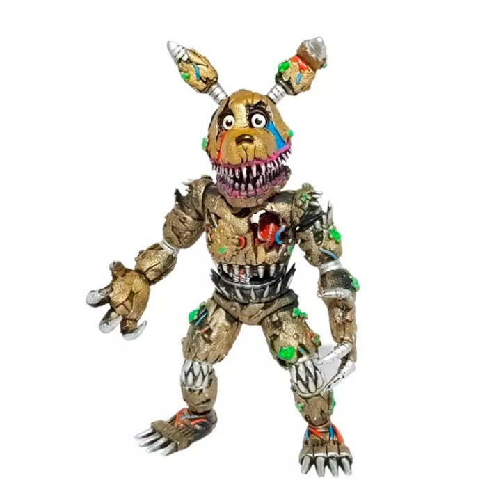 TOY MEXICAN 6 FIGURES FIVE NIGHTS AT FREDDY'S ANIMATRONICS SCRAP TWISTED