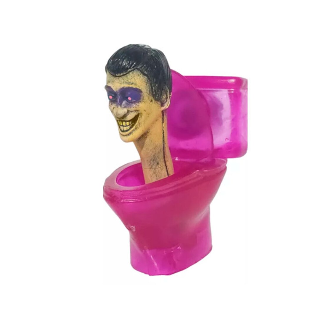 Skibidi Toilet Purple Figure Toy WC Taza de baño Terror Etsy Portugal