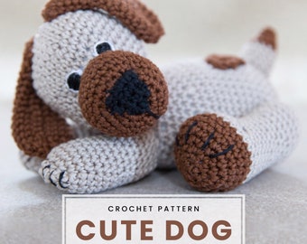 Patron Amigurumi pour chien au crochet : jouet DIY pour animal de compagnie (Patron PDF)